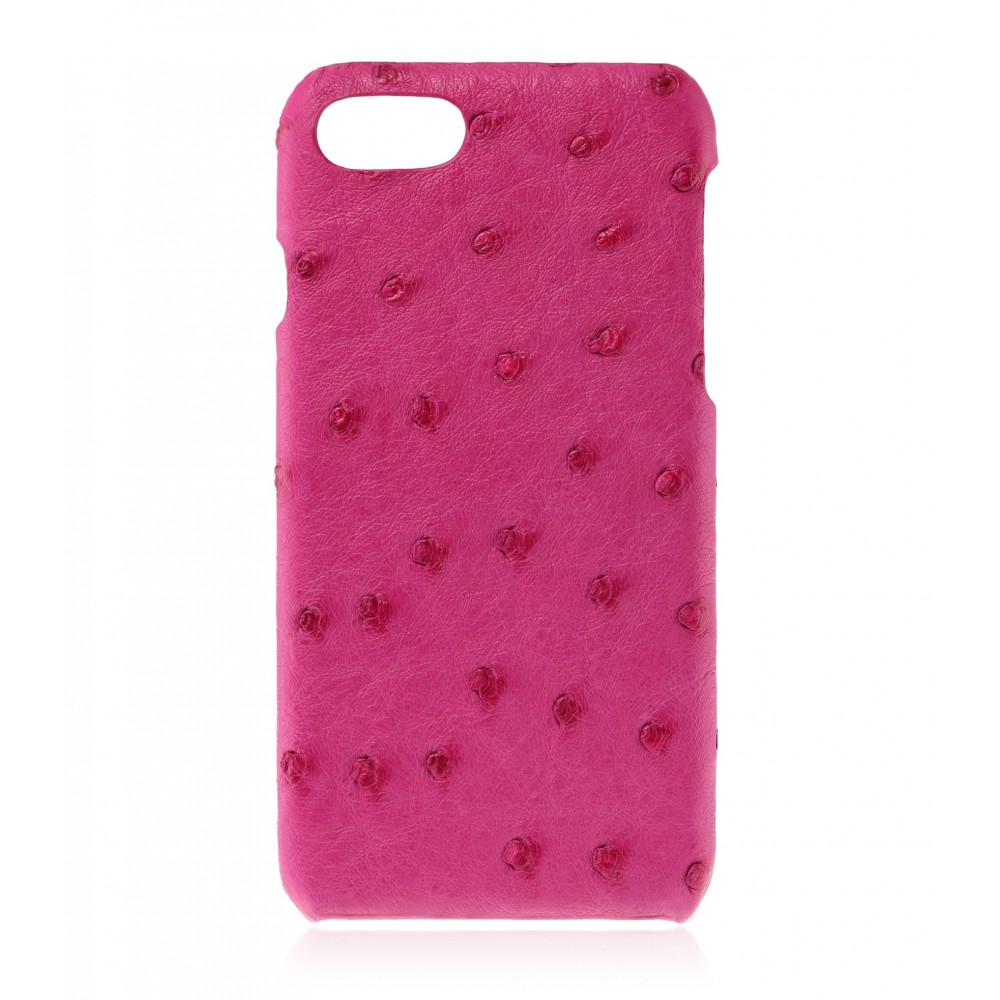 2 ME Style - Cover Struzzo Cyclamen - iPhone 8 / 7 - Cover in Pelle