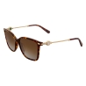 Bulgari - BVLGARI - Occhiali da Sole Quadrati - Oro Marrone - BVLGARI Collection - Bulgari Eyewear
