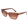 Bulgari - Serpenti Scale-Blast - Square Sunglasses - Brown - Serpenti Collection - Bulgari Eyewear