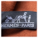 Hermès Vintage - Fourre Tout Besace MM Bag - Marrone - Borsa in Tessuto - Alta Qualità Luxury