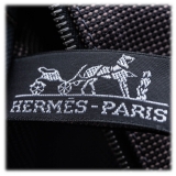 Hermès Vintage - Herline Document Case Bag - Grey Dark Grey - Canvas Bag - Luxury High Quality