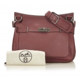 Hermès Vintage - Clemence Jypsiere 34 Bag - Pink - Leather and Calf Handbag - Luxury High Quality