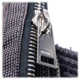 Hermès Vintage - Herline Document Case Bag - Grigio Scuro - Borsa in Tessuto - Alta Qualità Luxury