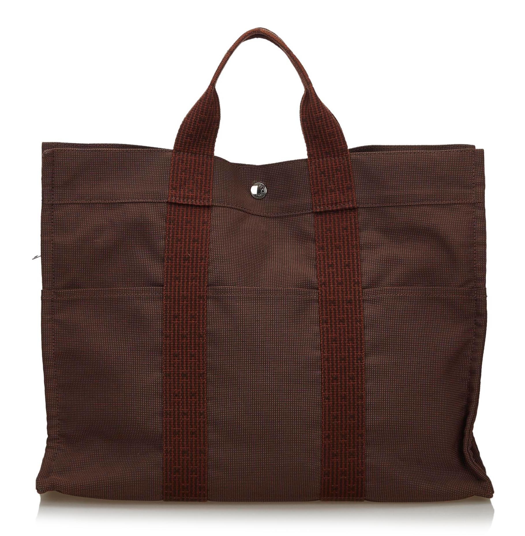 Brown Hermes Fourre Tout MM Tote Bag