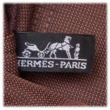 Hermès Vintage - Fourre Tout MM Bag - Marrone - Borsa in Tessuto - Alta Qualità Luxury
