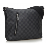Louis Vuitton Vintage - Damier Graphite Mick PM Bag - Grafite - Borsa in Pelle e Tela Damier - Alta Qualità Luxury