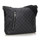 Louis Vuitton Vintage - Damier Graphite Mick PM Bag - Graphite - Damier Canvas and Leather - Luxury High Quality