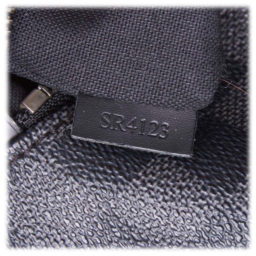 Louis Vuitton Milo Mick Pm 235765 Black Damier Graphite Canvas