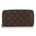 Louis Vuitton Vintage - Monogram Zippy Wallet - Brown - Monogram Canvas and Leather Wallet - Luxury High Quality