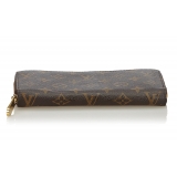 Louis Vuitton Vintage - Monogram Zippy Wallet - Marrone - Portafoglio in Pelle e Tela Monogramma - Alta Qualità Luxury