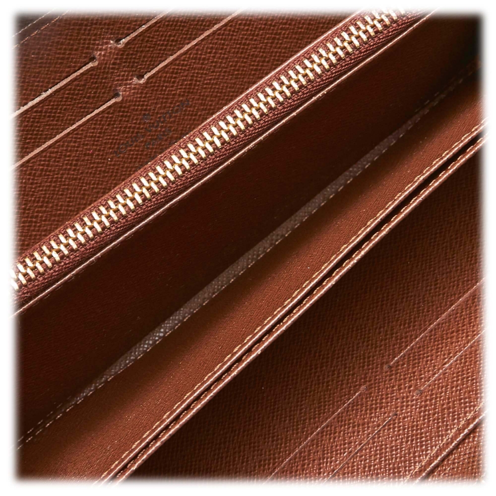 Zippy leather wallet Louis Vuitton Brown in Leather - 32210522