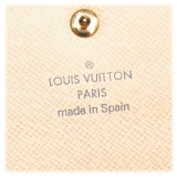 Louis Vuitton Vintage - Damier Azur Sarah Wallet - Bianco Avorio Blu - Borsa in Pelle Damier - Alta Qualità Luxury