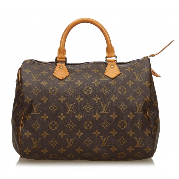 Louis Vuitton Monogram Vintage Speedy Bag 30 Brown