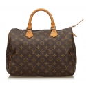 Louis Vuitton Vintage - Monogram Speedy 30 Bag - Brown - Monogram Leather Handbag - Luxury High Quality