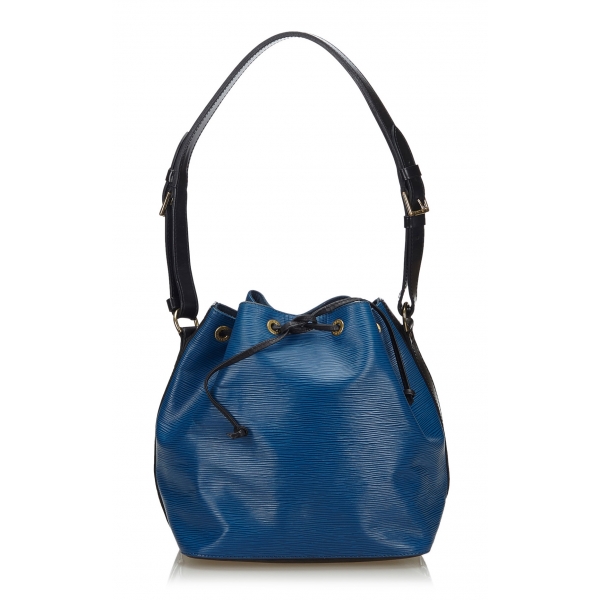Leather bag Louis Vuitton Blue in Leather - 18898926