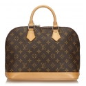 Louis Vuitton Vintage - Monogram Alma PM Bag - Brown - Monogram Leather Handbag - Luxury High Quality