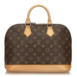 Louis Vuitton Vintage - Monogram Alma PM Bag - Brown - Monogram Leather Handbag - Luxury High Quality
