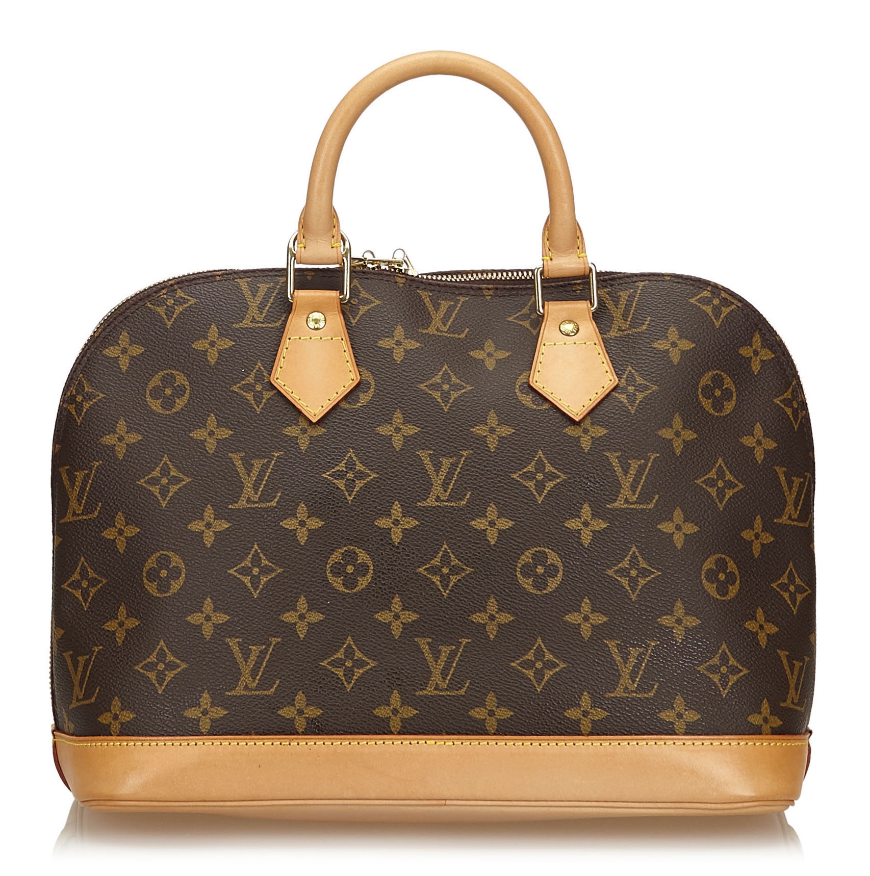 Louis Vintage - Monogram Alma Bag - Brown - Monogram Leather Handbag - Luxury - Avvenice