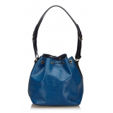 Louis Vuitton Vintage - Epi Bicolor Petit Noe Bag - Blue - Leather and Epi Leather Handbag - Luxury High Quality