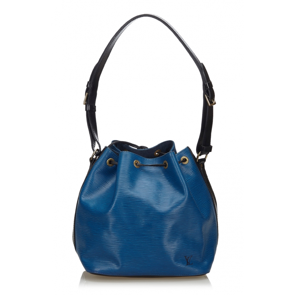 Louis Vuitton Vintage - Epi Bicolor Petit Noe Bag - Blue - Leather and Epi Leather Handbag ...