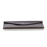 Louis Vuitton Vintage - Taiga Document Case Clutch Bag - Red Burgundy - Taiga Leather Pochette - Luxury High Quality
