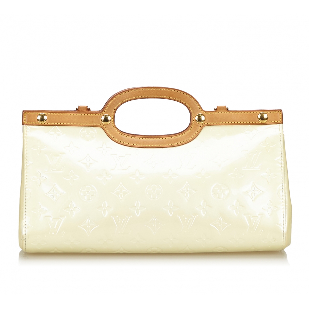 Roxbury leather handbag Louis Vuitton White in Leather - 21112840