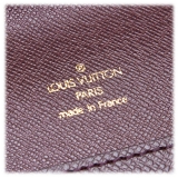Louis Vuitton Vintage - Taiga Document Case Clutch Bag - Rosso Burgundy - Pochette in Pelle Taiga - Alta Qualità Luxury