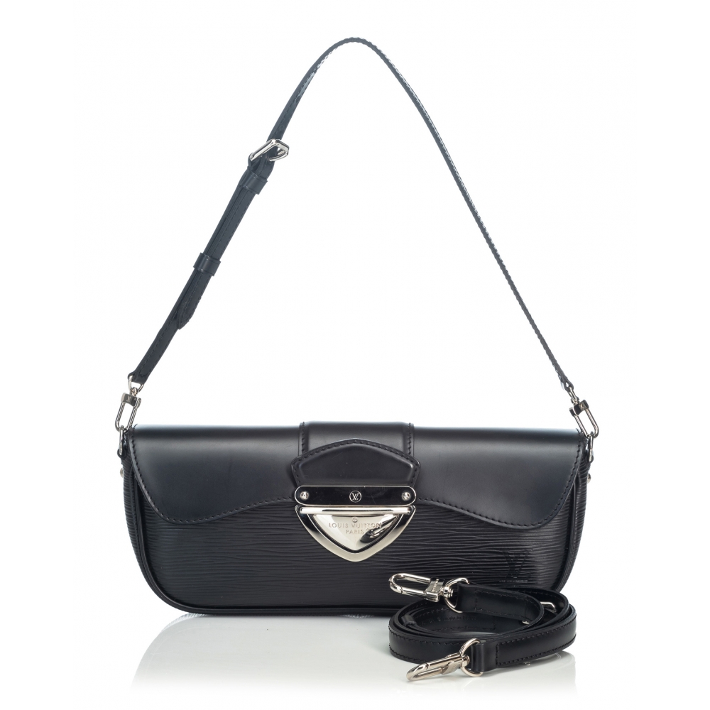 Louis Vuitton Vintage - Epi Pochette Montaigne Bag - Black - Leather and Epi  Leather Handbag - Luxury High Quality - Avvenice