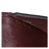 Louis Vuitton Vintage - Taiga Document Case Clutch Bag - Red Burgundy - Taiga Leather Pochette - Luxury High Quality