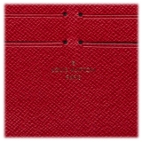 Louis Vuitton Vintage - Taiga Pochette Felicie Insert Wallet - Rossa - Pochette in Pelle Taiga e Pelle - Alta Qualità Luxury
