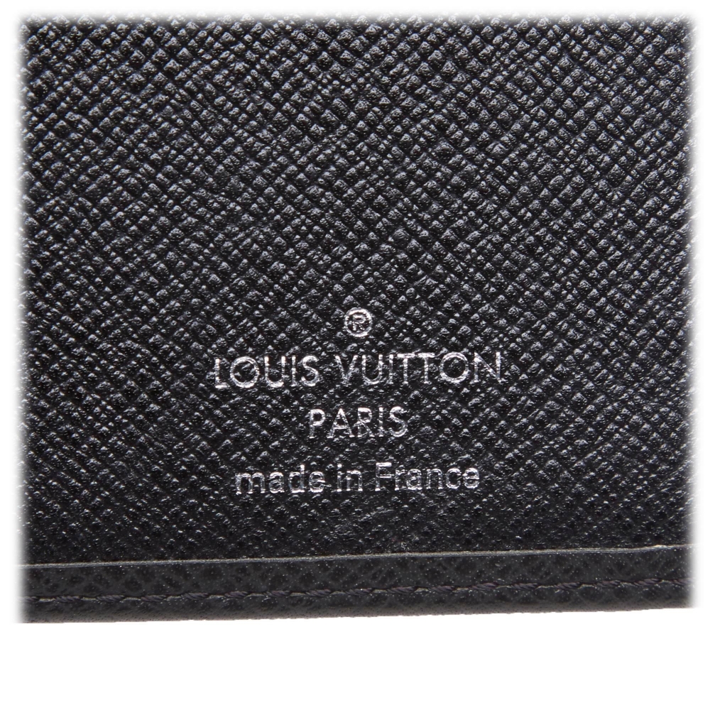Auth Louis Vuitton Epi Black Bifold Long Wallet made in Spain A