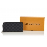 Louis Vuitton Vintage - Damier Graphite Vertical Zippy Wallet - Graphite - Damier Leather Wallet - Luxury High Quality