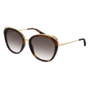 Cartier - Oval - Combined Turtle Gold Champagne - Panthère de Cartier - Sunglasses - Cartier Eyewear