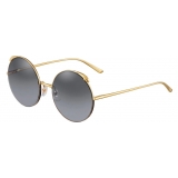 Cartier - Round - Metal Gold Champagne - Panthère de Cartier - Sunglasses - Cartier Eyewear