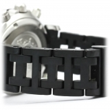 Hermès Vintage - Clipper Diver Chronograph Quartz Womens Watch - Black Silver - Stainless Steel Watch - Luxury High Quality