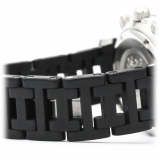 Hermès Vintage - Clipper Diver Chronograph Quartz Womens Watch - Black Silver - Stainless Steel Watch - Luxury High Quality
