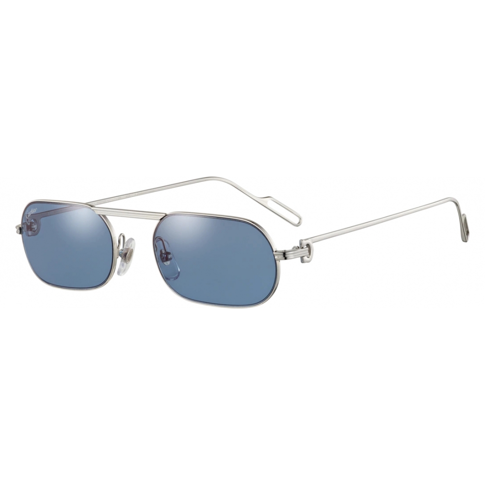 blue lens cartier glasses