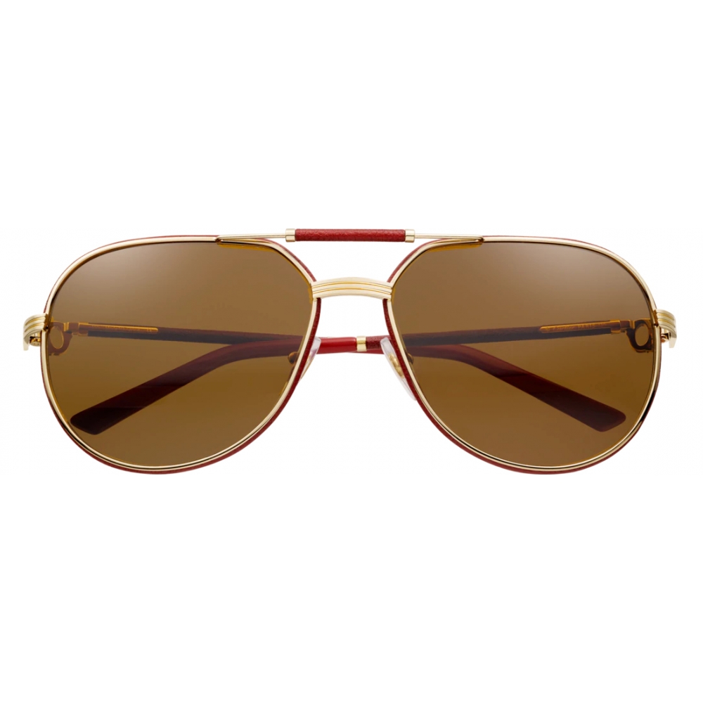 red cartier sunglasses
