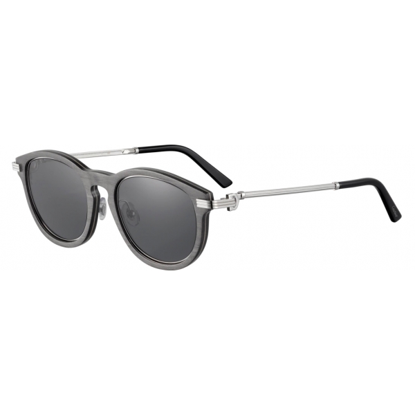 grey wood cartier glasses