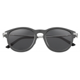 Cartier - Pantos - Metal Grey Platinum Polarized Grey - Première de Cartier - Sunglasses - Cartier Eyewear