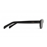Céline - Oval Cay-Eye Sunglasses in Acetate - Black - Sunglasses - Céline Eyewear