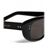 Céline - Occhiali da Sole Ovali Cay-Eye in Acetato - Nero - Occhiali da Sole - Céline Eyewear