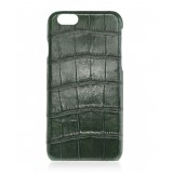 2 ME Style - Case Croco Vert Bouteille - iPhone 8 Plus / 7 Plus - Leather Cover