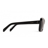 Céline - Oversize Sunglasses in Acetate - Black - Sunglasses - Céline Eyewear