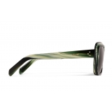 Céline - Occhiali da Sole Oversize in Acetato - Verde Corno - Occhiali da Sole - Céline Eyewear