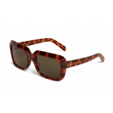 Céline - Occhiali da Sole Oversize in Acetato - Leopardo Havana - Occhiali da Sole - Céline Eyewear