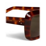 Céline - Occhiali da Sole Oversize in Acetato - Leopardo Havana - Occhiali da Sole - Céline Eyewear