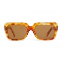 Céline - Oversize Sunglasses in Acetate - Honey Havana - Sunglasses - Céline Eyewear