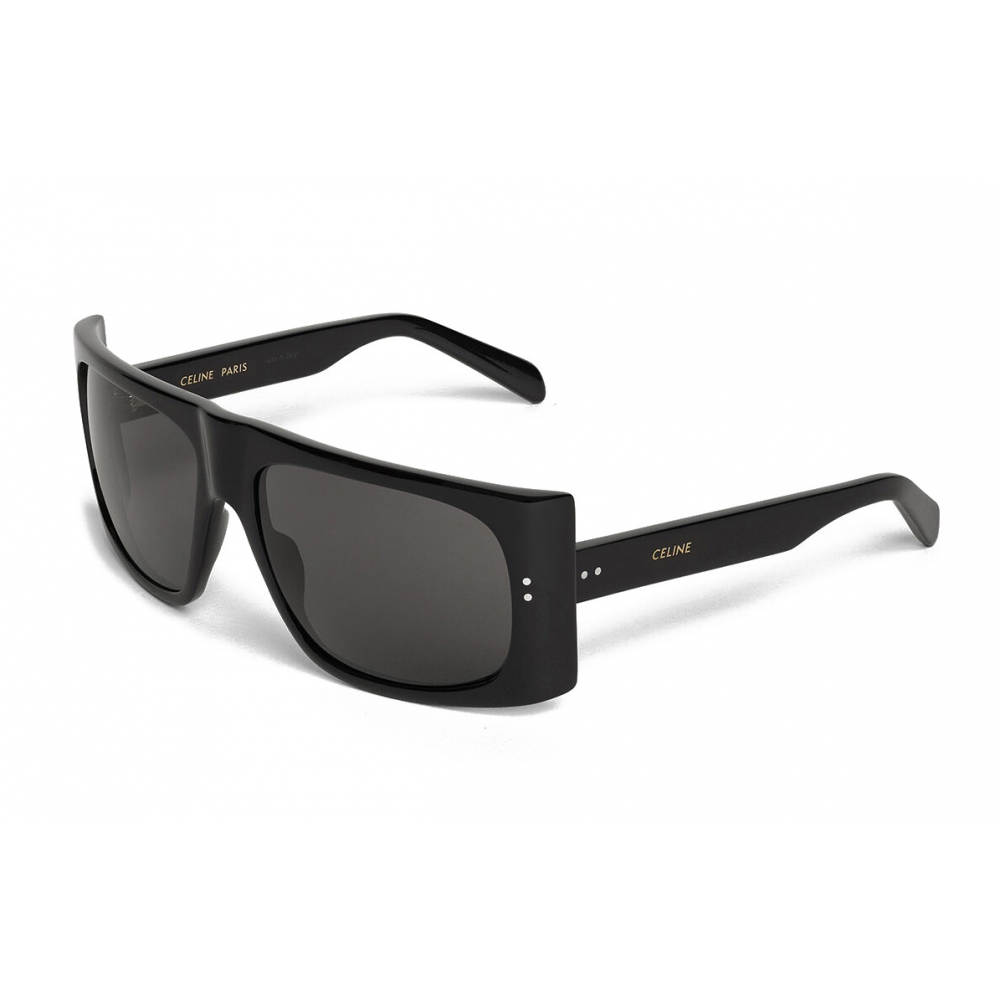 Céline - Rectangular Sunglasses in Acetate - Black - Sunglasses ...