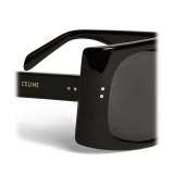 Céline - Rectangular Sunglasses in Acetate - Black - Sunglasses - Céline Eyewear